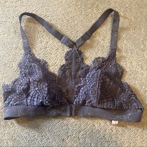 Lace racer back bralette